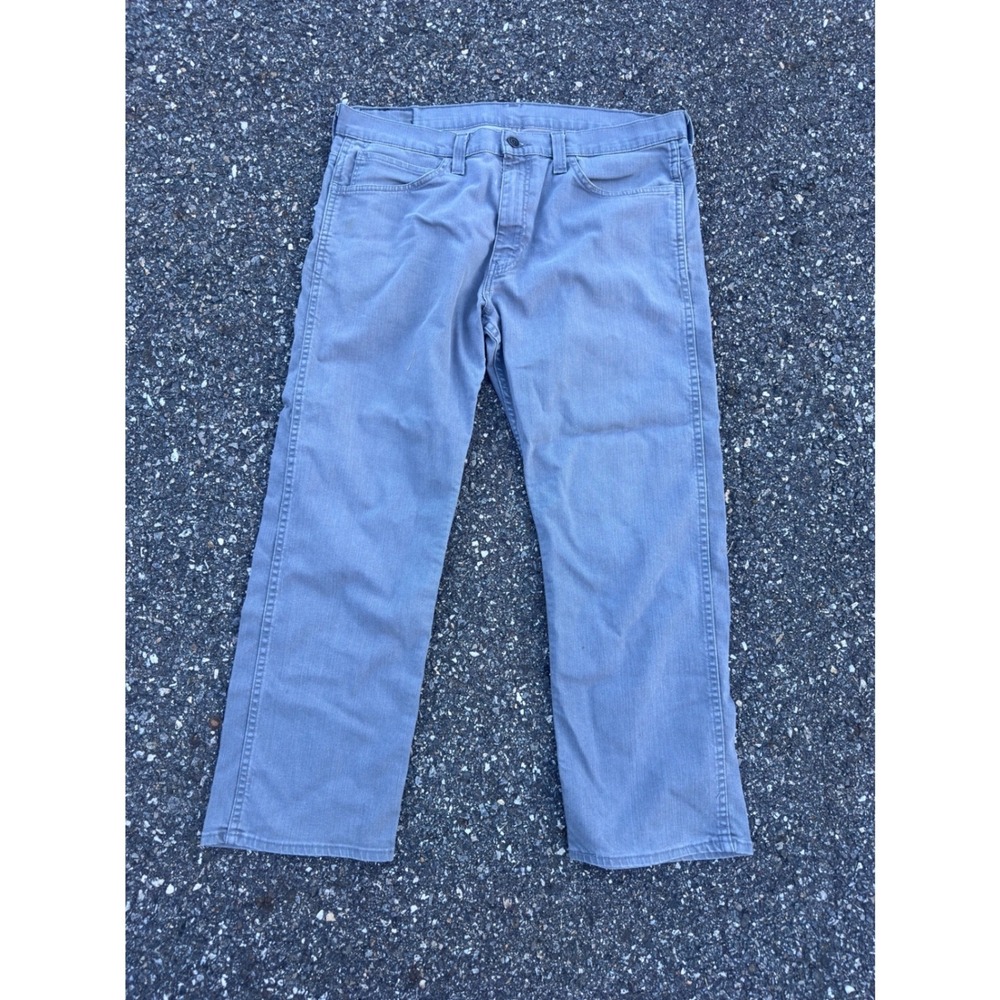 Levis 502 Regular Taper Mens Grey Denim Jeans W36 L30 85569-0004